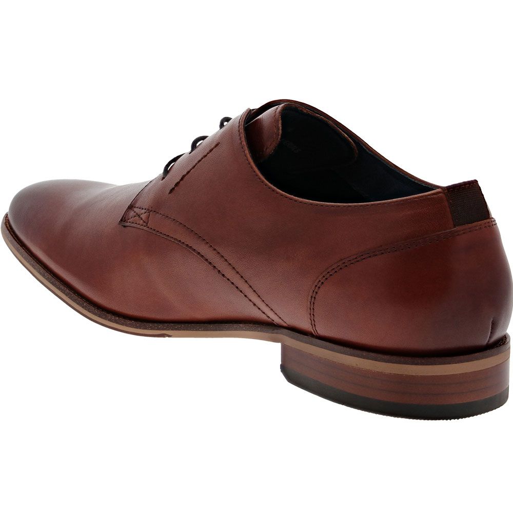 Florsheim Flex Plain Toe Oxford Dress Shoes - Mens Cognac Back View
