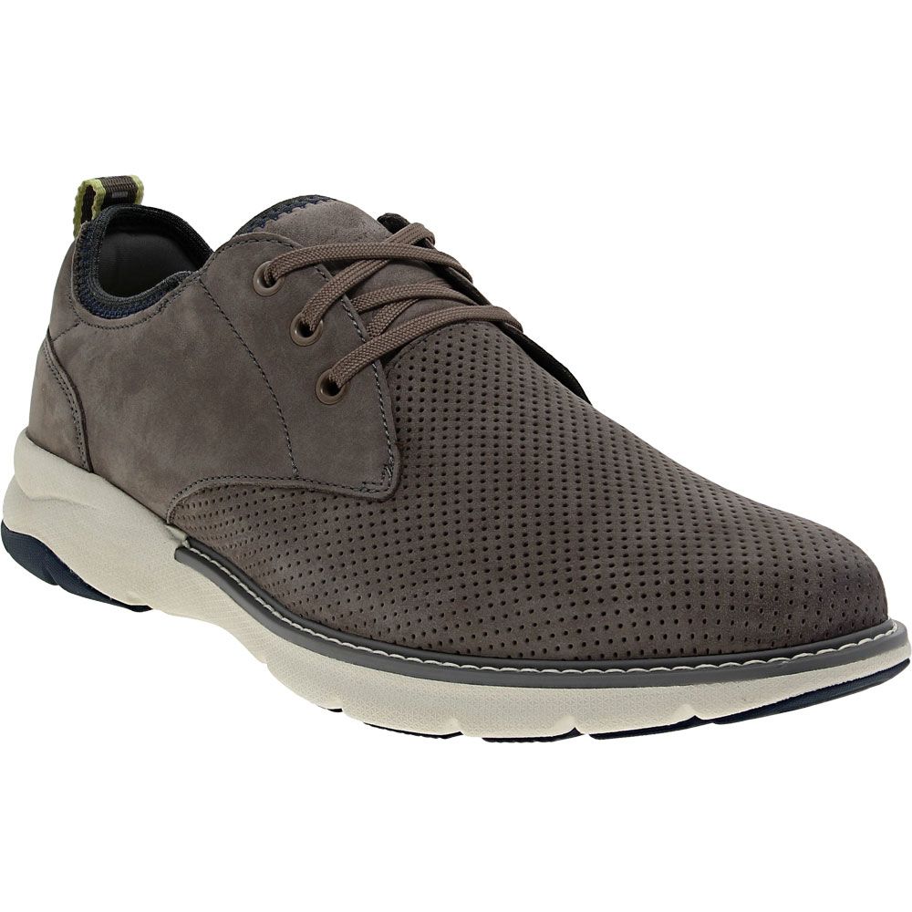 Florsheim Frenzi Perf Toe Oxford Lace Up Casual Shoes - Mens Grey