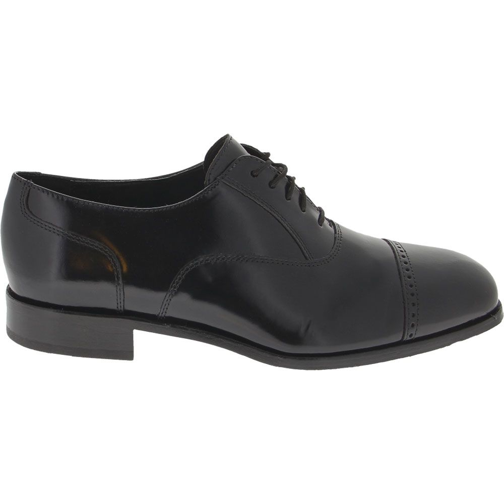 Florsheim Lexington Cap Toe Oxford Dress Shoes - Mens Black Side View