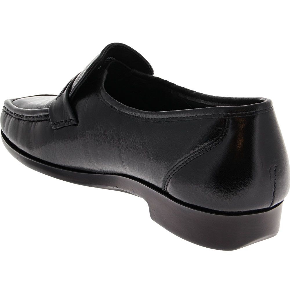 Florsheim Riva 17088 Men's Slip On Dress Shoes Black Back View