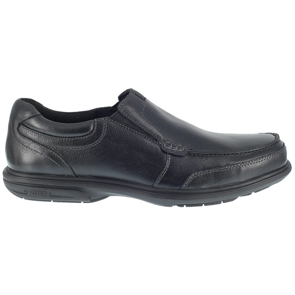 Florsheim Work Fe2020 Safety Toe Work Shoes - Mens Black Side View