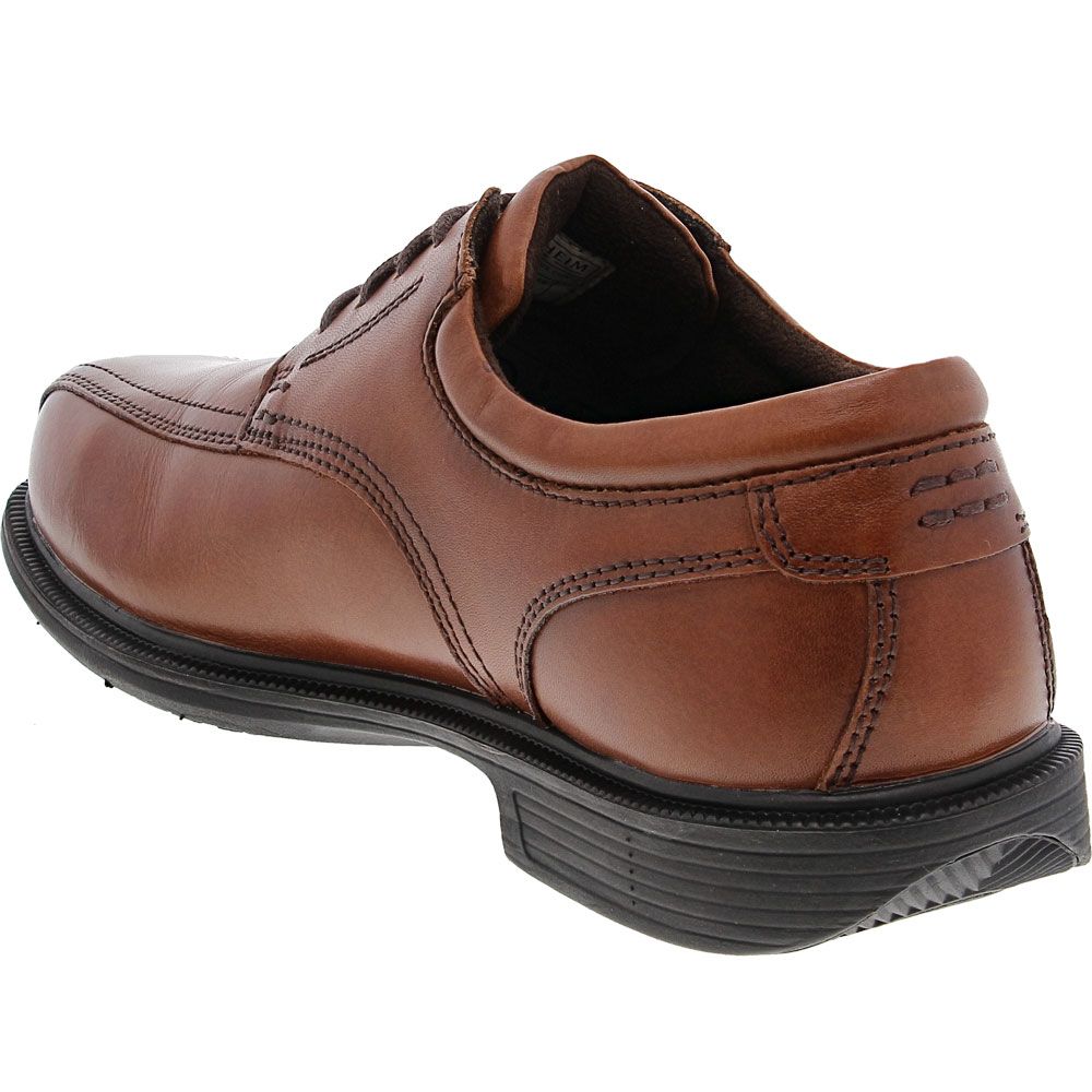 Florsheim Work Coronis Tie Safety Toe Work Shoes - Mens Brown Back View