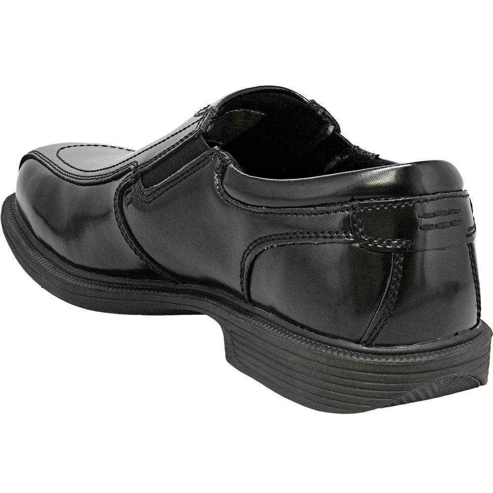 Florsheim Work Fs2005 Shiny Safety Toe Work Shoes - Mens Black Black Black Back View