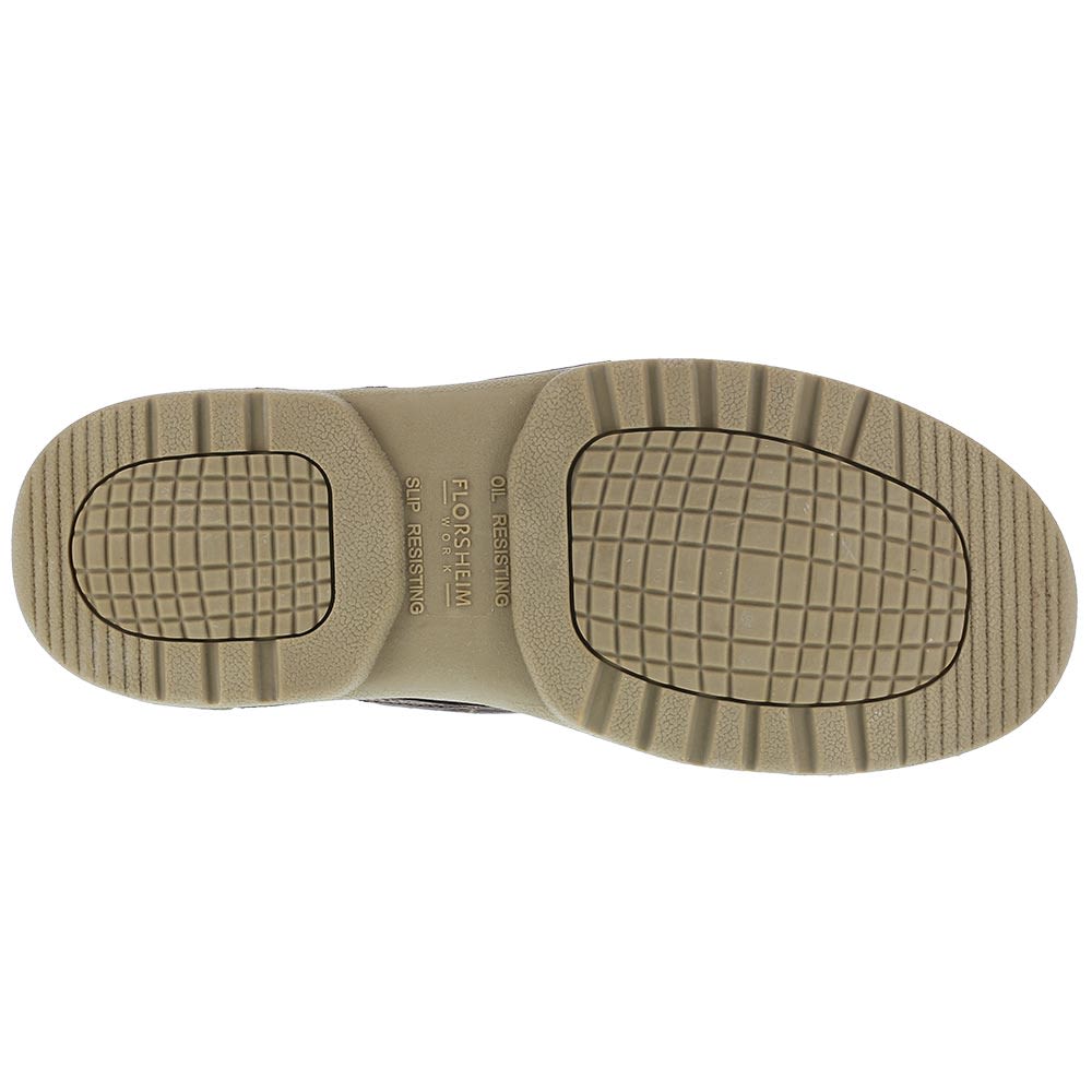 Florsheim Work Fs2400 Composite Toe Work Shoes - Mens Brown Sole View