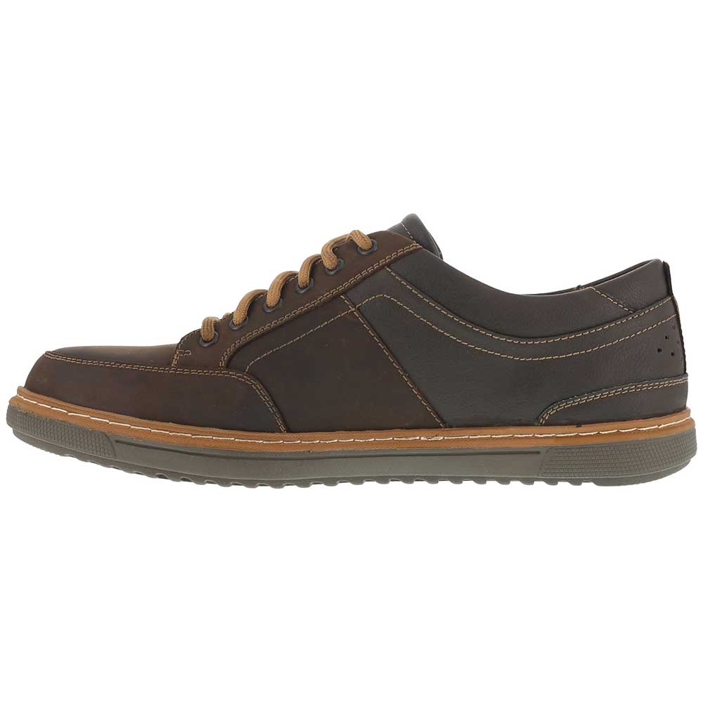 Florsheim Work Gridley Ox Composite Toe Work Shoes - Mens Brown Back View