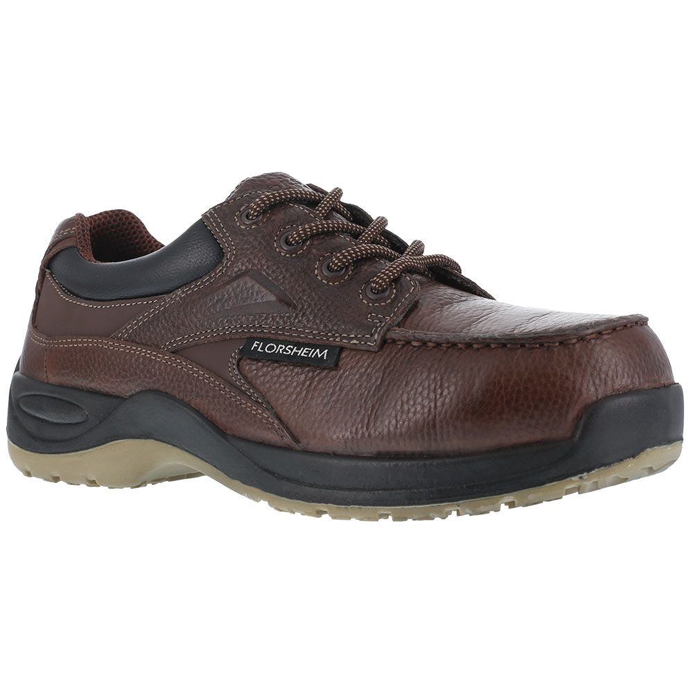Florsheim Work Fs2700 Composite Toe Work Shoes - Mens Brown