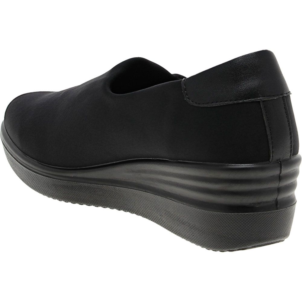 Flexus Noral Slip on Casual Shoes - Womens Black Back View