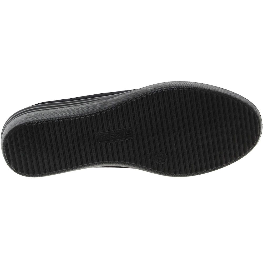 Flexus Noral Slip on Casual Shoes - Womens Black Sole View