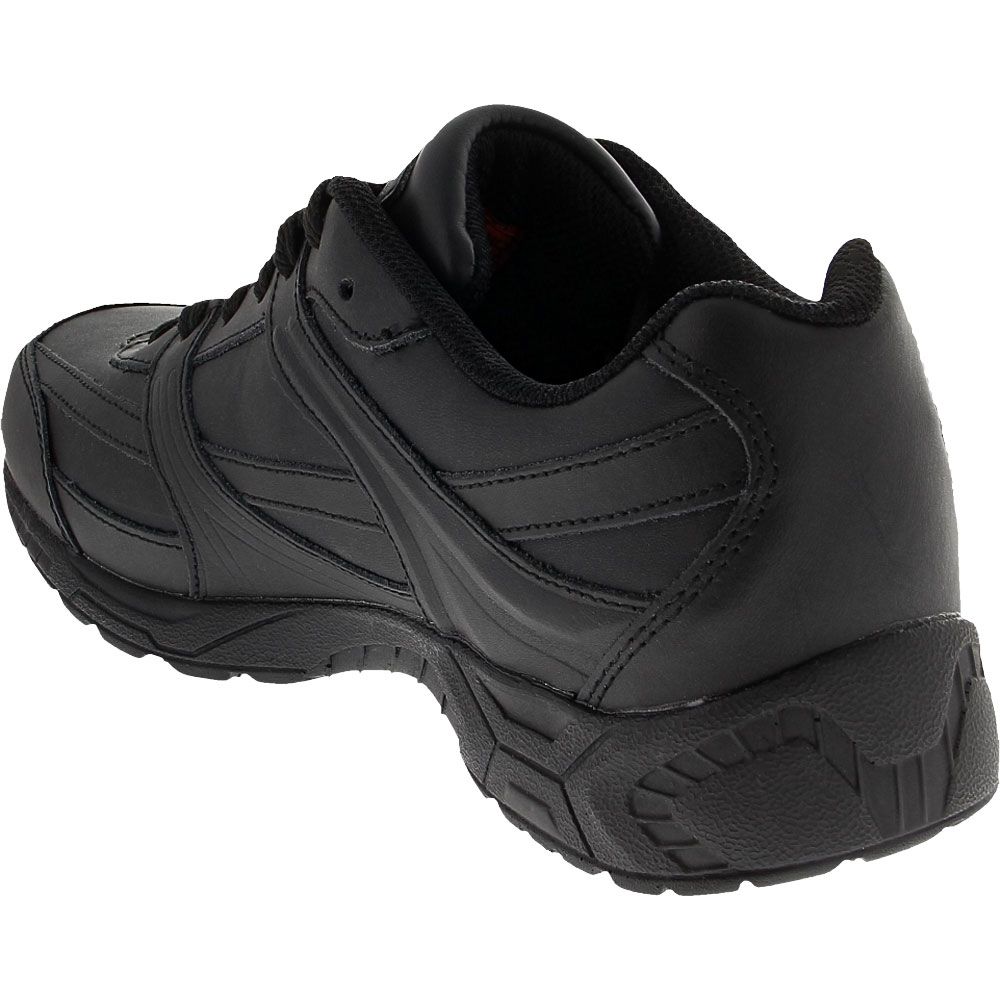 Genuine Grip 1010 Non-Safety Toe Work Shoes - Mens Black Back View