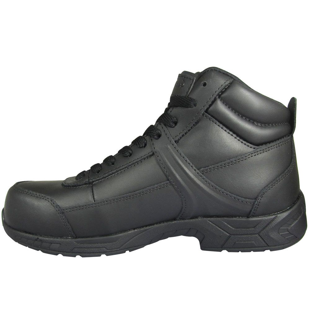 Genuine Grip 1021 Safety Toe Work Boots - Mens Black Back View