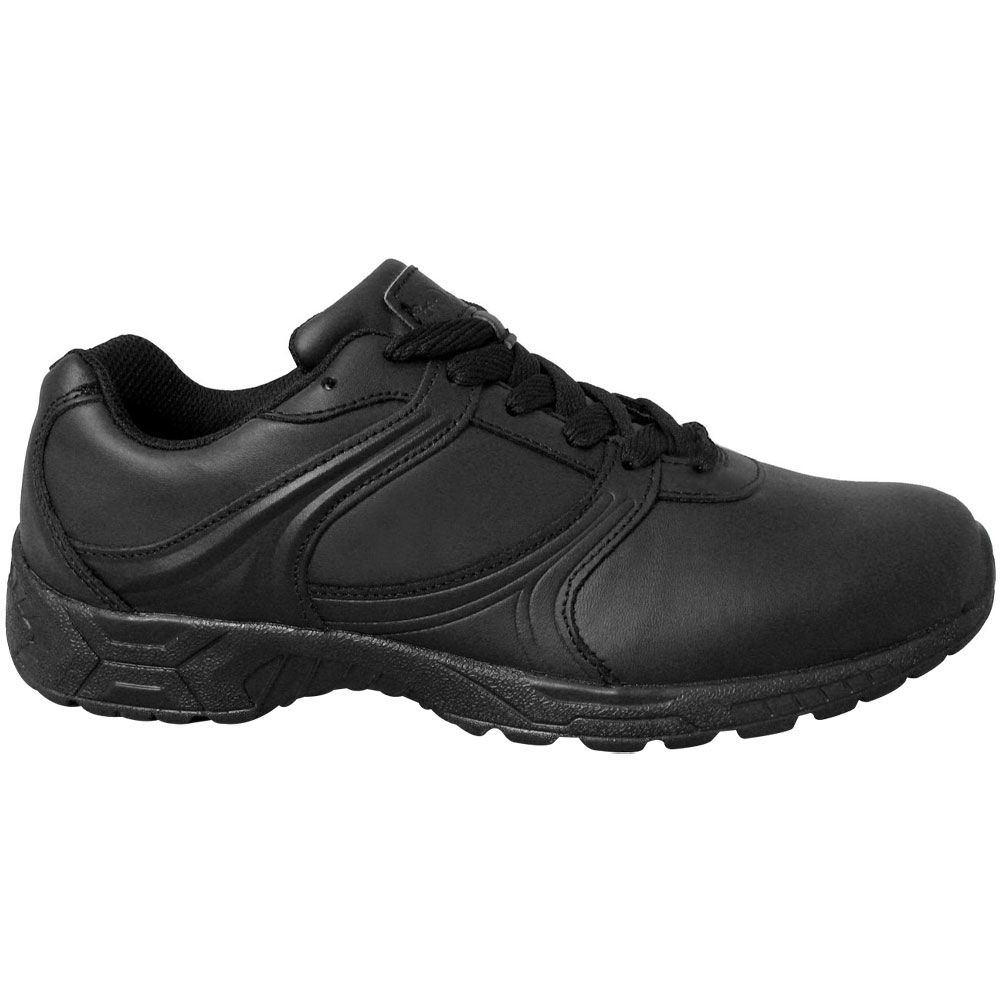 Genuine Grip 1030 Non-Safety Toe Work Shoes - Mens Black Side View