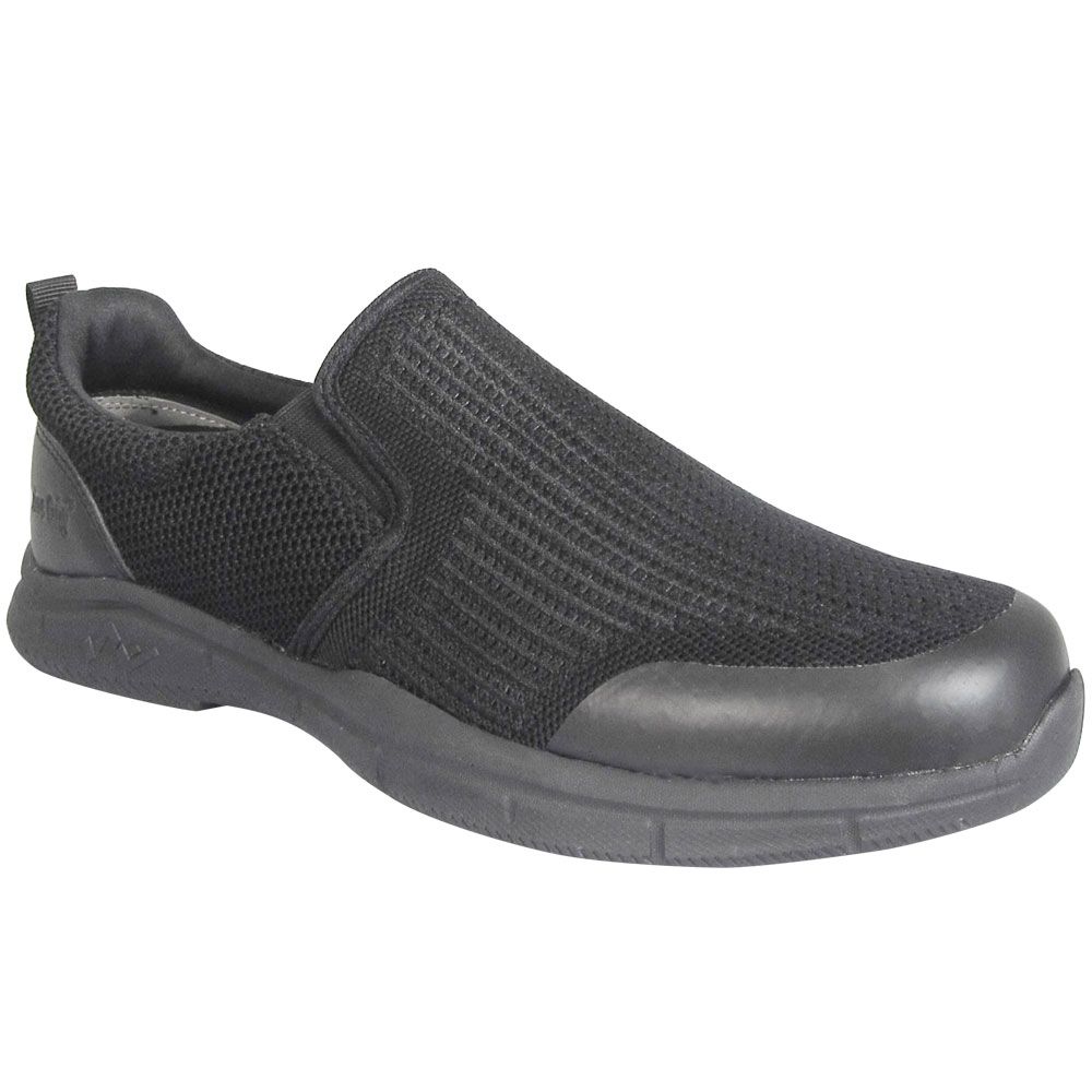 Genuine Grip 1700 Non-Safety Toe Work Shoes - Mens Black