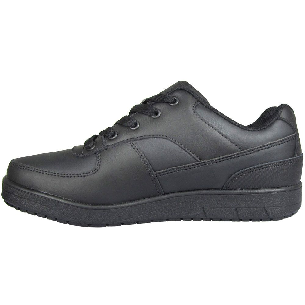 Genuine Grip 2010 Non-Safety Toe Work Shoes - Mens Black Back View