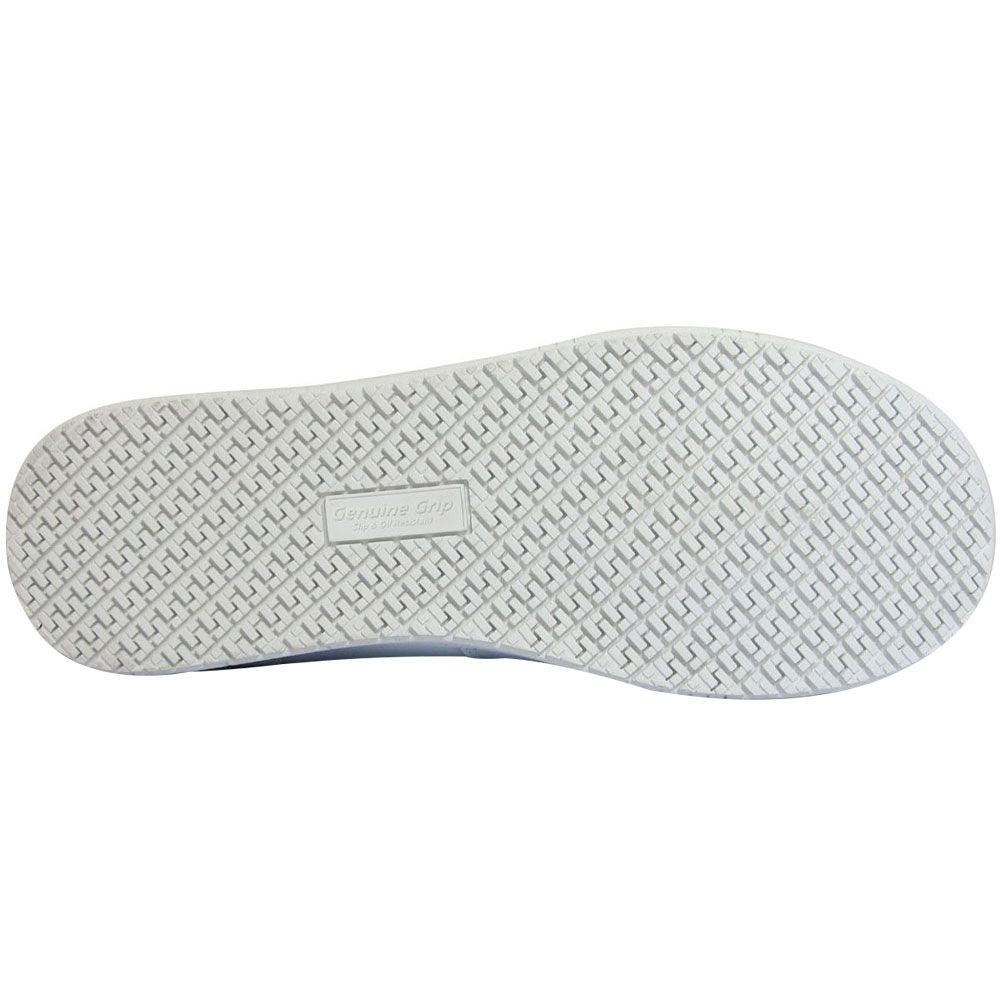Genuine Grip 2015 Non-Safety Toe Work Shoes - Mens White Sole View