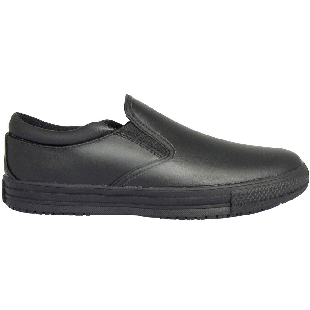 Genuine Grip 2060 Non-Safety Toe Work Shoes - Mens Black Side View