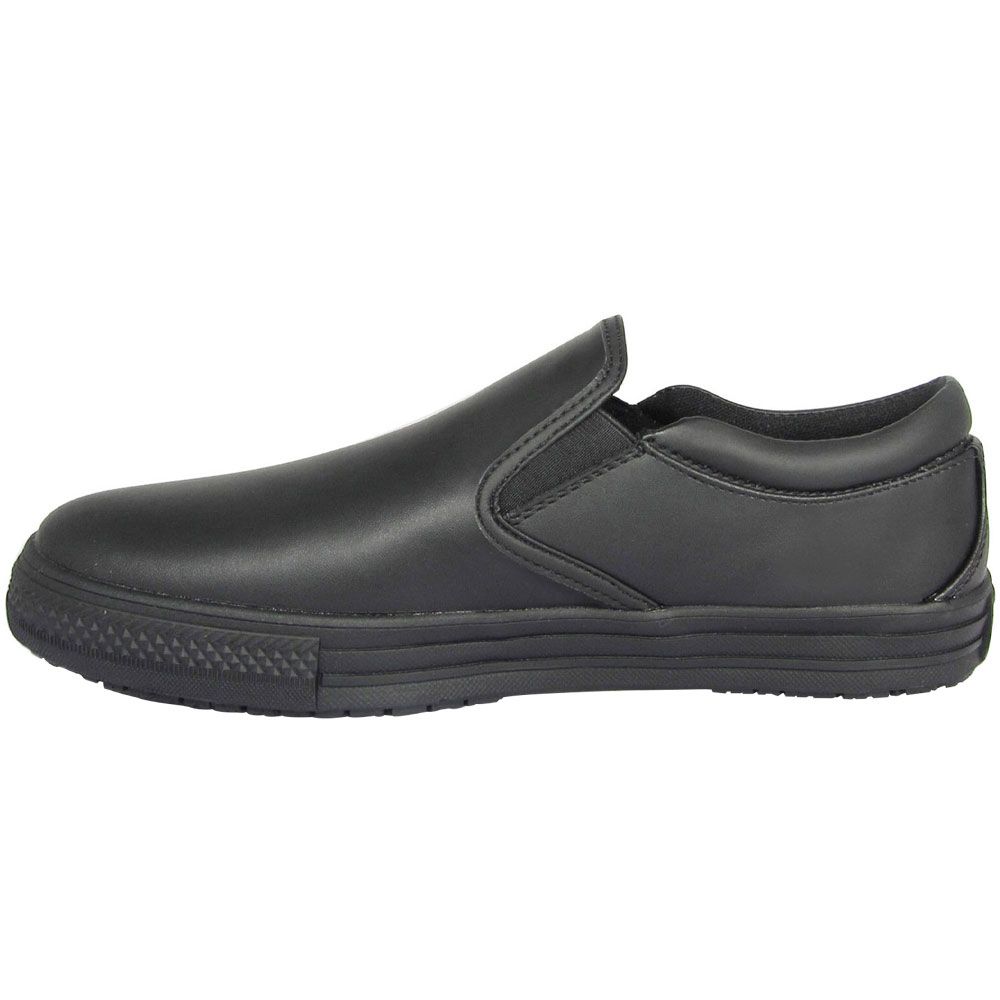 Genuine Grip 2060 Non-Safety Toe Work Shoes - Mens Black Back View