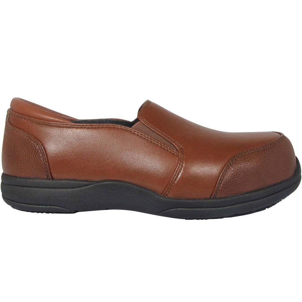 Genuine Grip 351 Composite Toe Work Shoes - Womens Caramel Side View