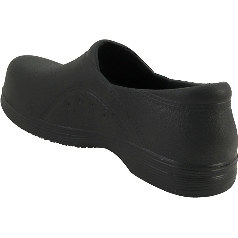 Genuine Grip 3800 Non-Safety Toe Work Shoes - Mens Black Back View