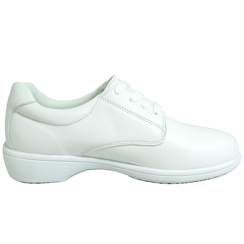 Genuine Grip 425 Non-Safety Toe Work Shoes - Womens White Side View