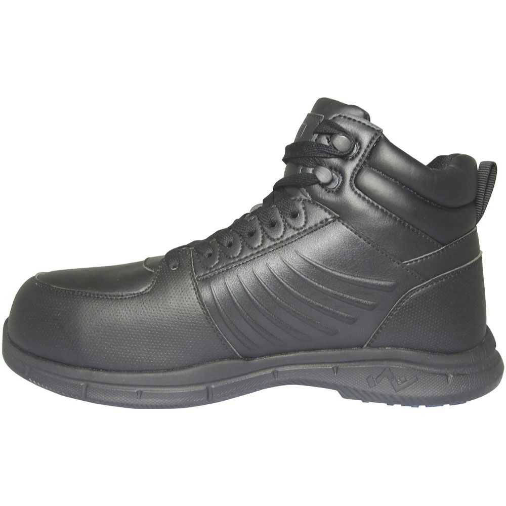 Genuine Grip 5030 Composite Toe Work Boots - Mens Black Back View