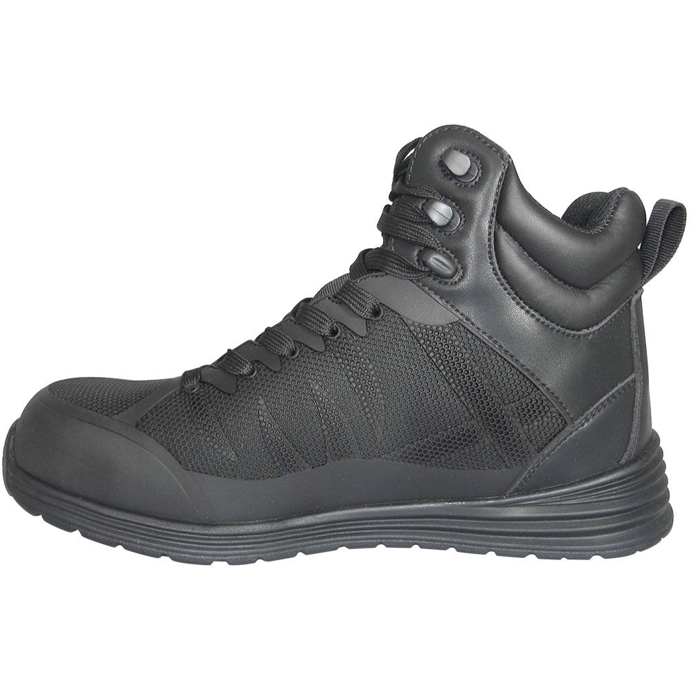 Genuine Grip 5180 Fangs 6" Composite Toe Work Shoes - Mens Black Back View