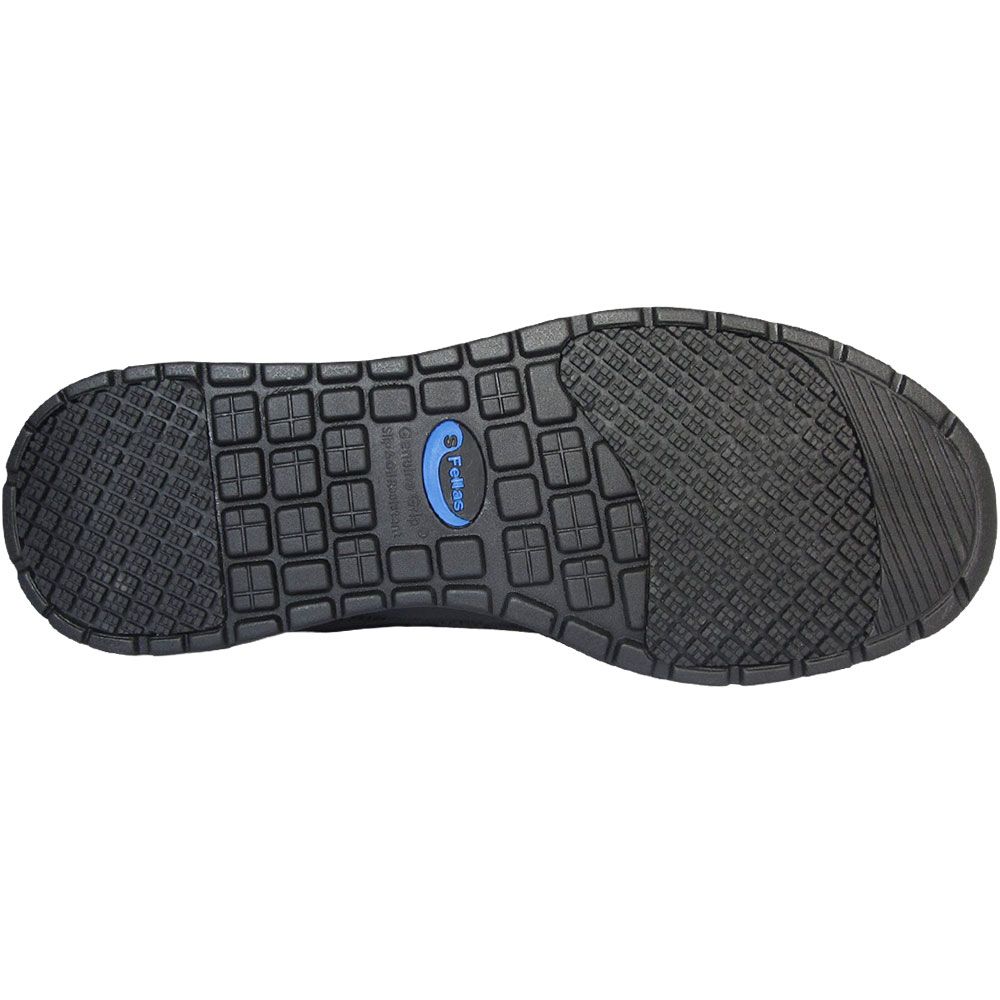 Genuine Grip 5181 Fangs 6" Composite Toe Work Shoes - Mens Black Blue Sole View