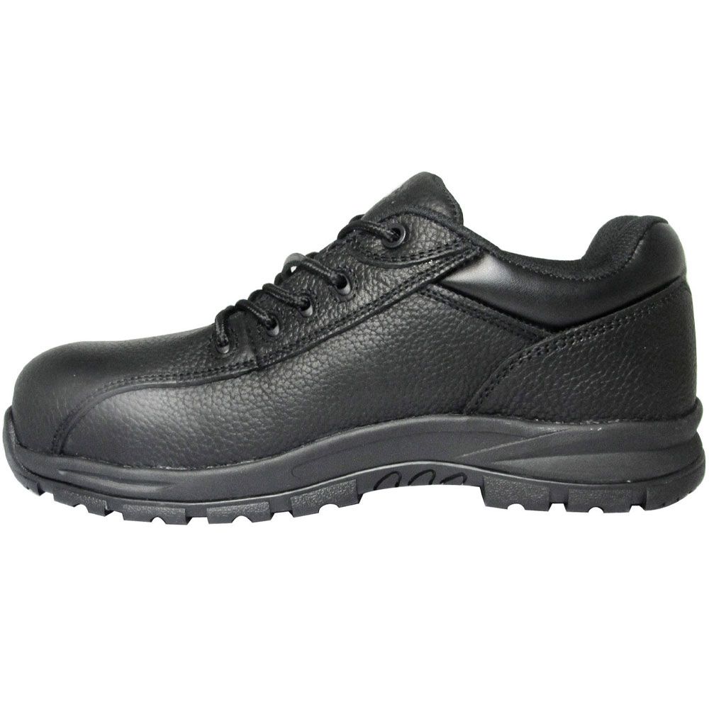Genuine Grip 6010 Composite Toe Work Shoes - Mens Black Back View