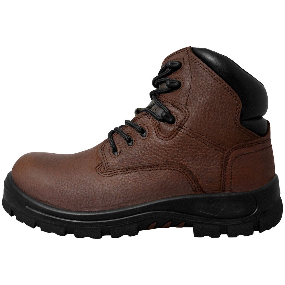 Genuine Grip Poseidon Wp Composite Toe Work Boots - Mens Brown Back View