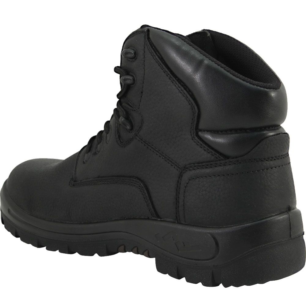 Genuine Grip 6060 Non-Safety Toe Work Boots - Mens Black Back View