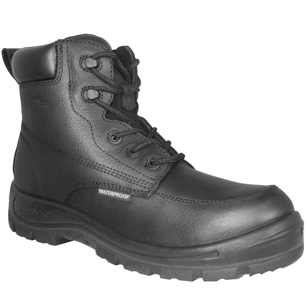 Genuine Grip 6090 Mercury Black Composite Toe Work Boots - Mens Black