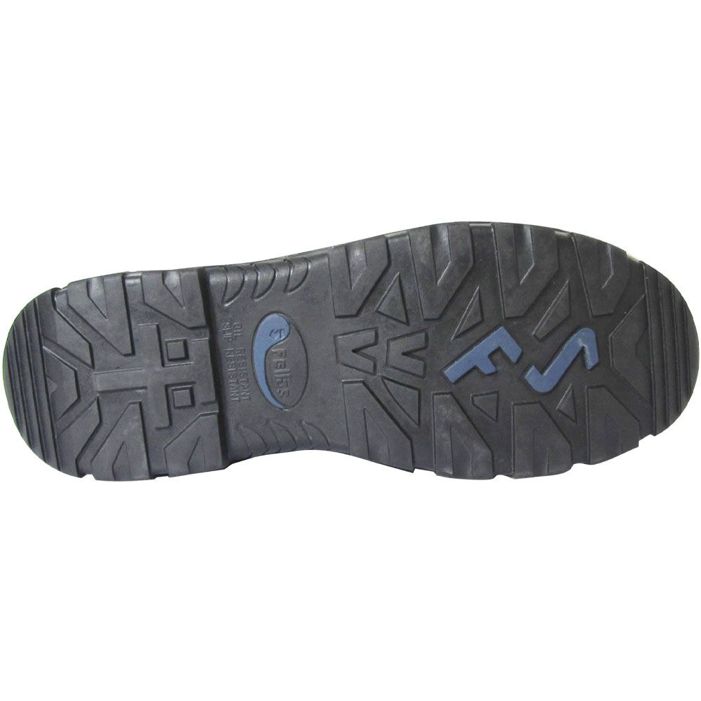 Genuine Grip 6090 Mercury Black Composite Toe Work Boots - Mens Black Sole View