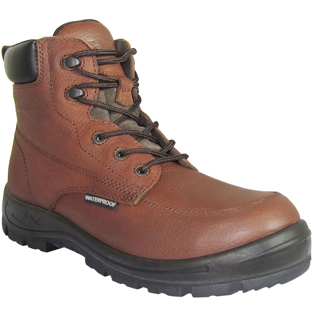 Genuine Grip 6091 Mercury Brown Composite Toe Work Boots - Mens Brown