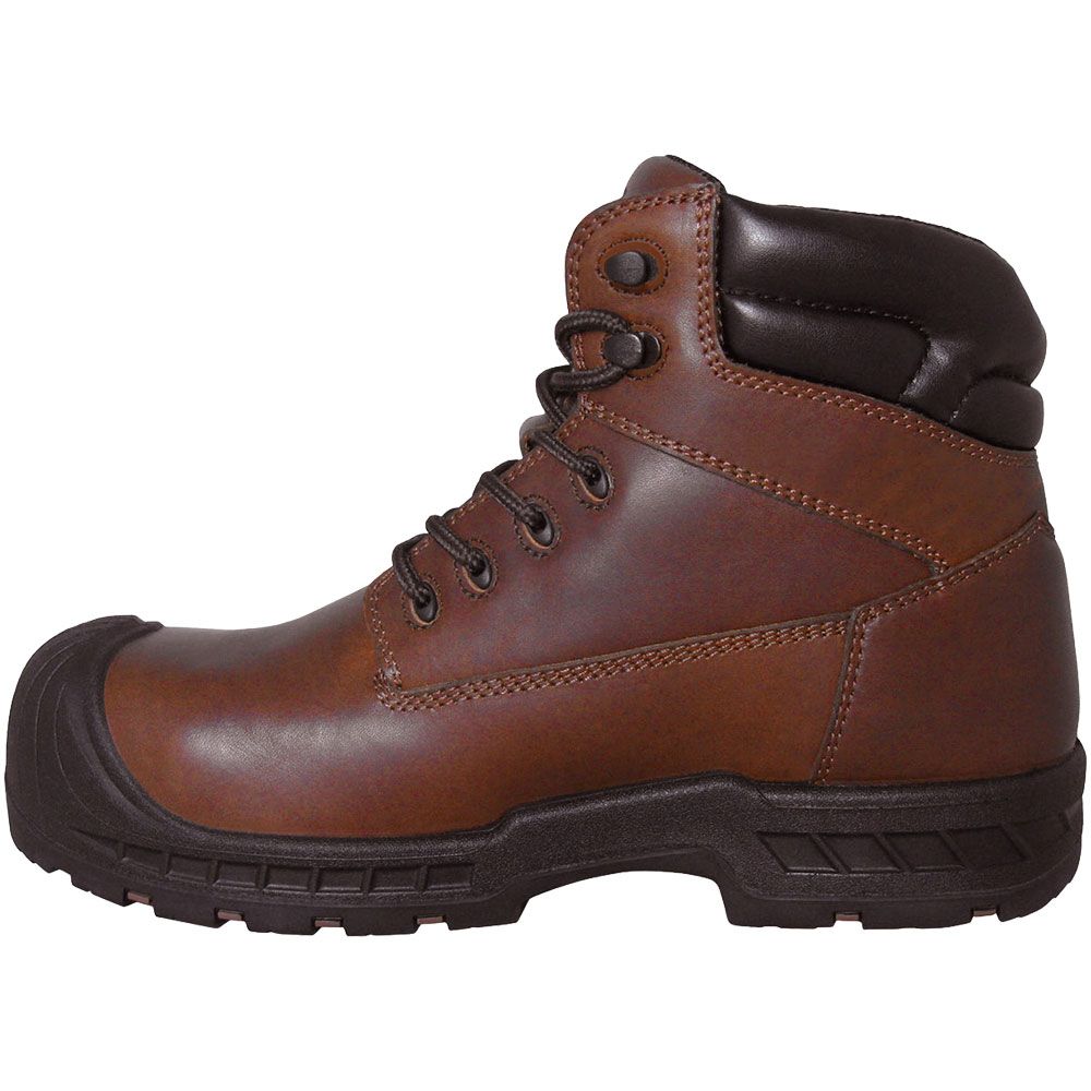 Genuine Grip 6100 Composite Toe Work Boots - Mens Brown Back View