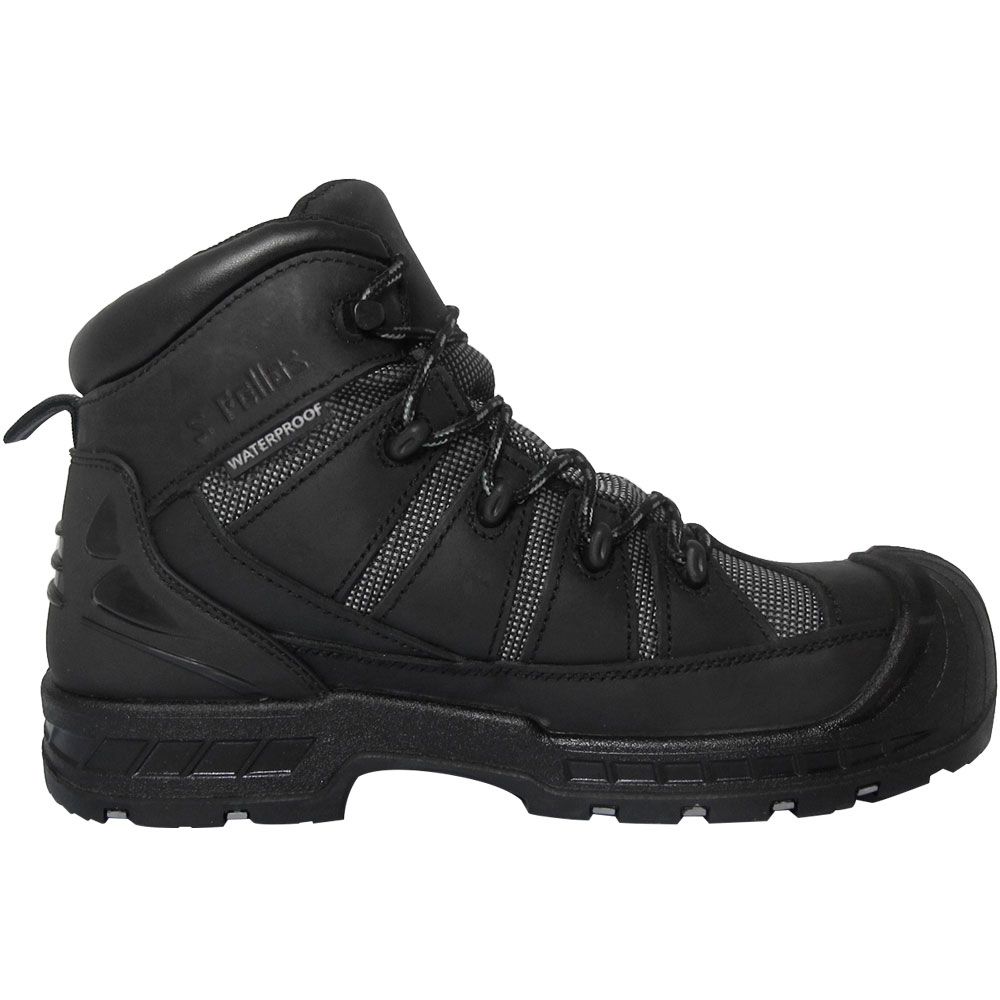 Genuine Grip 6200 Composite Toe Work Boots - Mens Black Side View
