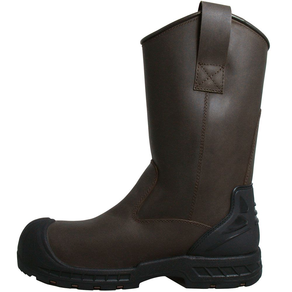 Genuine Grip 6400 Composite Toe Work Boots - Mens Brown Back View