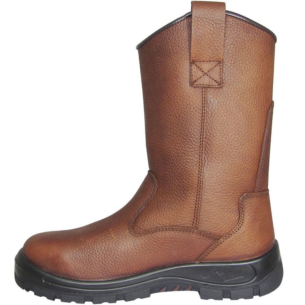 Genuine Grip 6451 Composite Toe Work Boots - Mens Brown Back View