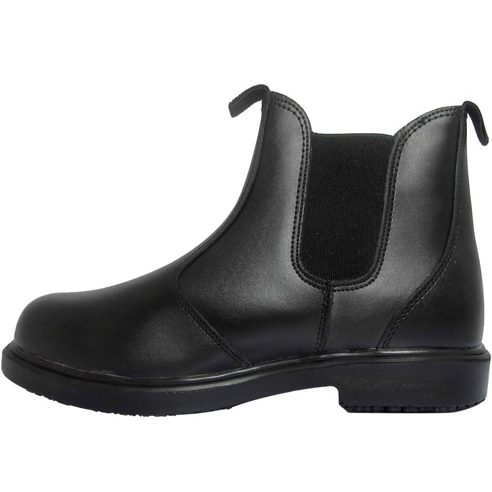 Genuine Grip 7141 Non-Safety Toe Work Boots - Mens Black Back View