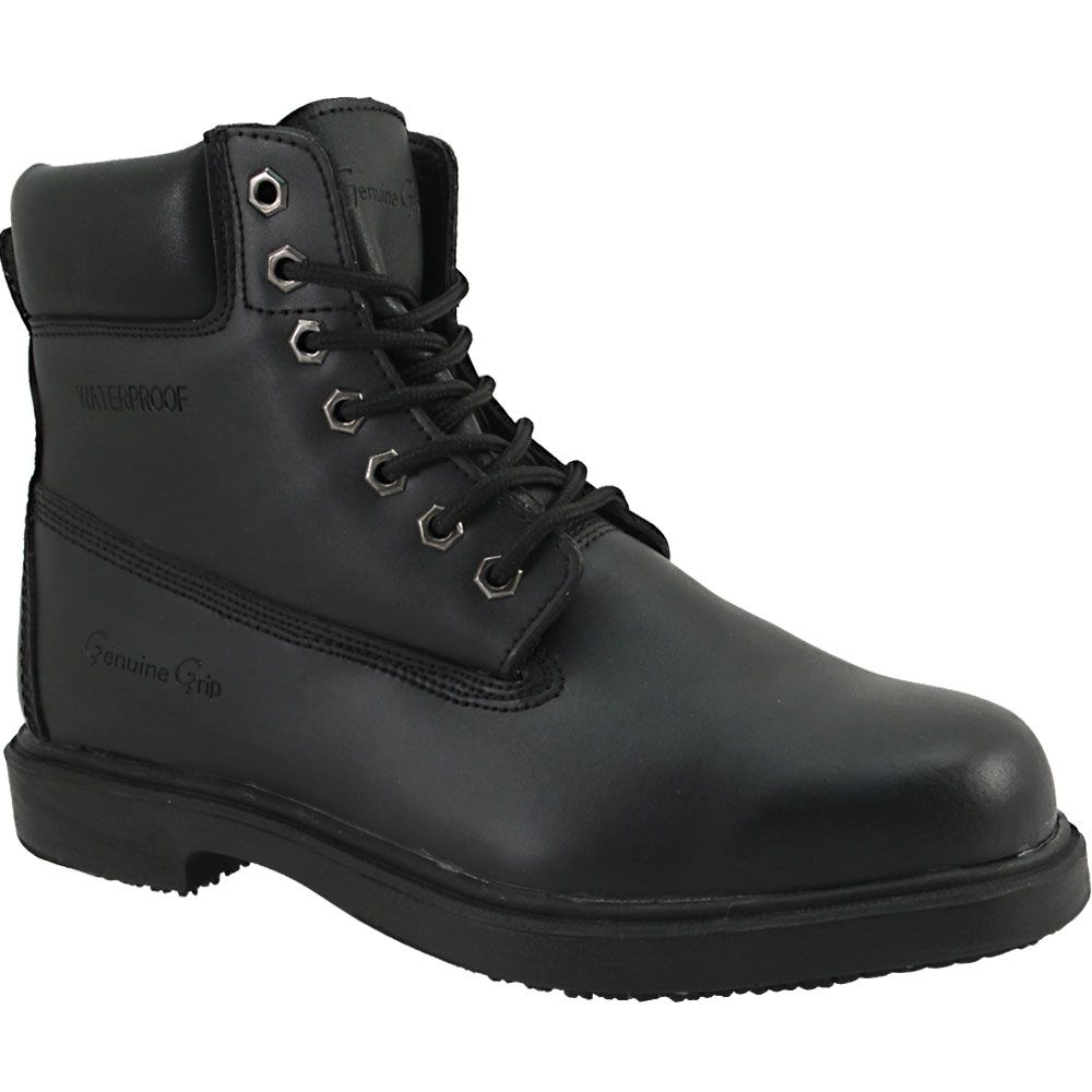 Genuine Grip Waterproof Hi Non-Safety Toe Work Boots - Womens Black