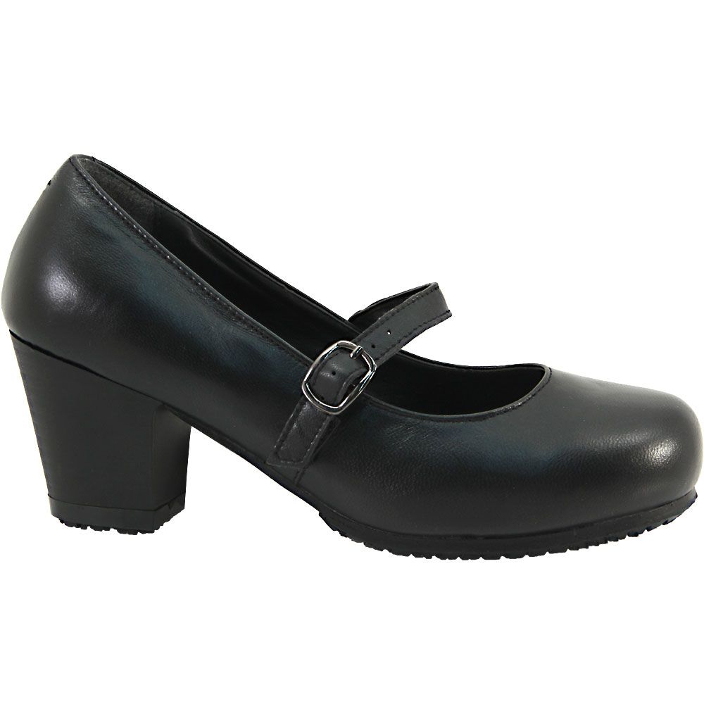 Genuine Grip 8200 Non-Safety Toe Work Shoes - Womens Black Side View