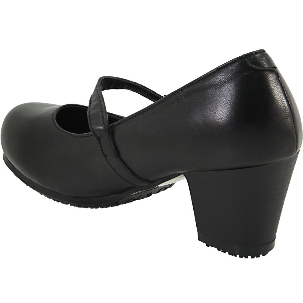 Genuine Grip 8200 Non-Safety Toe Work Shoes - Womens Black Back View