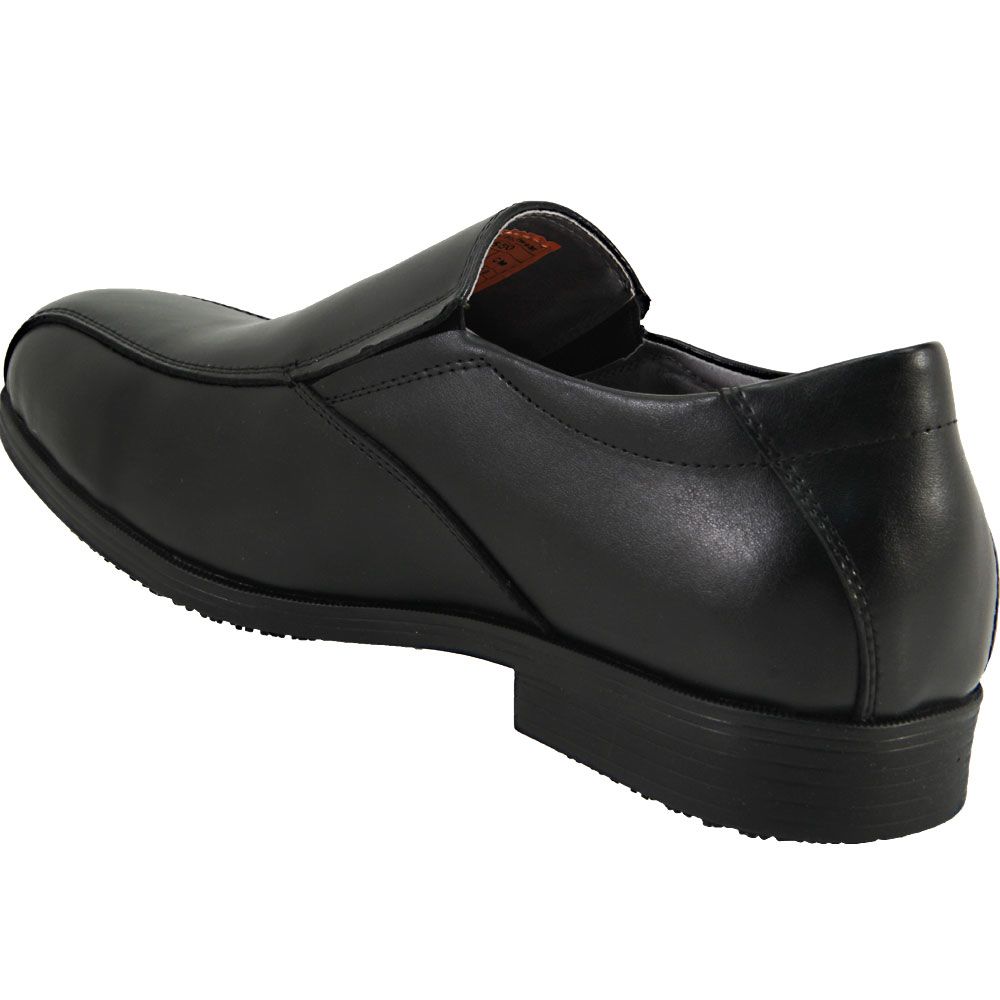 Genuine Grip 9550 Non-Safety Toe Work Shoes - Mens Black Back View