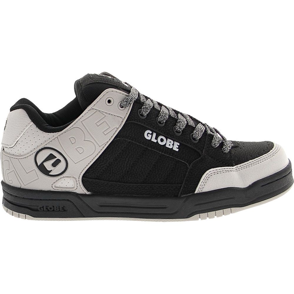 Globe Tilt Skate Shoes - Mens Black Grey Grey Side View