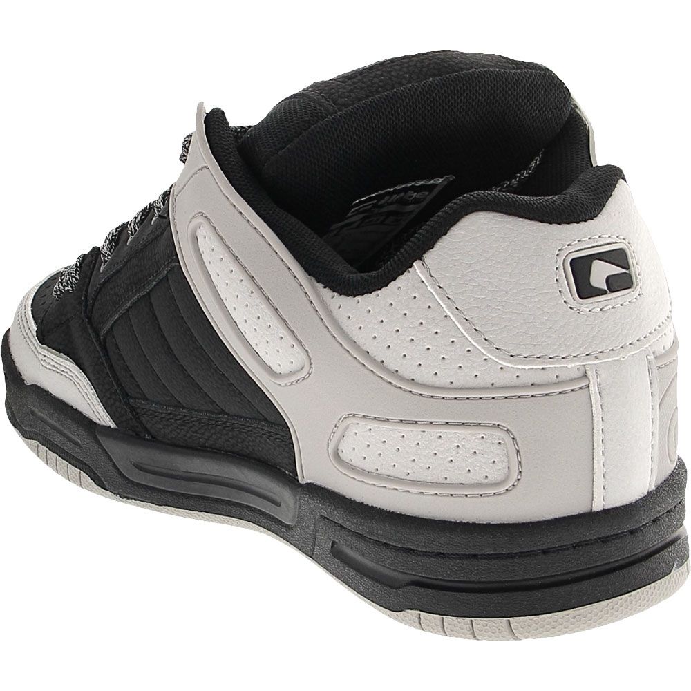 Globe Tilt Skate Shoes - Mens Black Grey Grey Back View