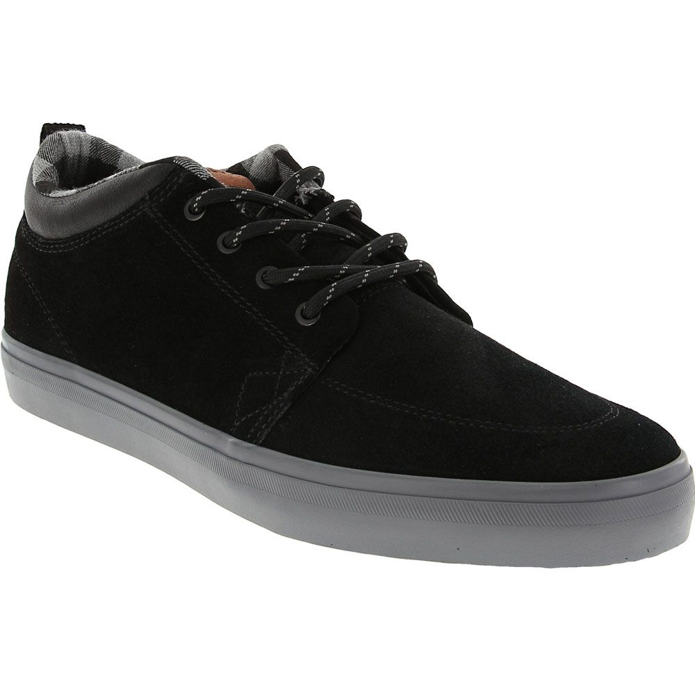 Globe Gs Chukka Skate Shoes - Mens Black Charcoal Plaid
