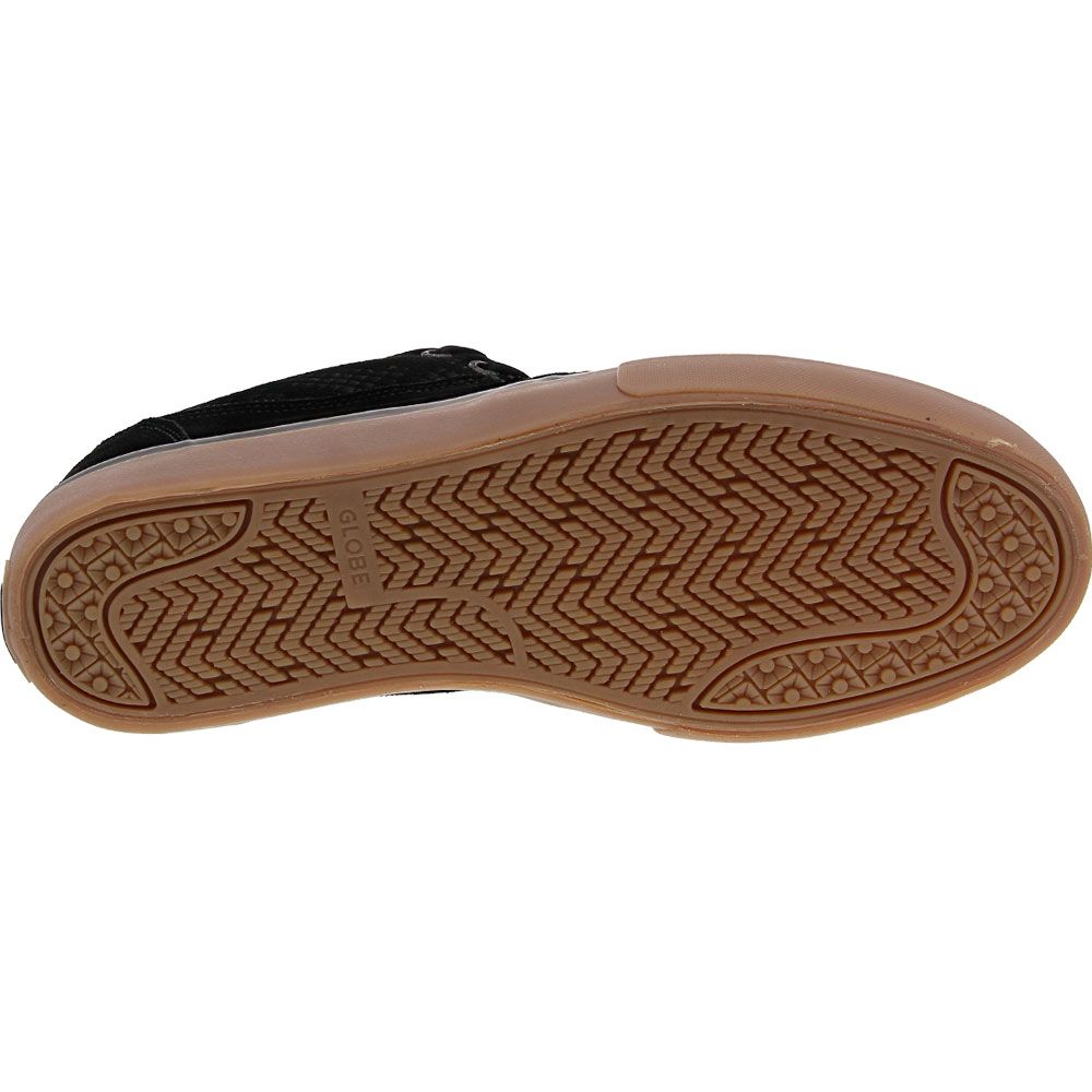Globe Mahalo Gum Skate Shoes - Mens Black Snake Gum Sole View