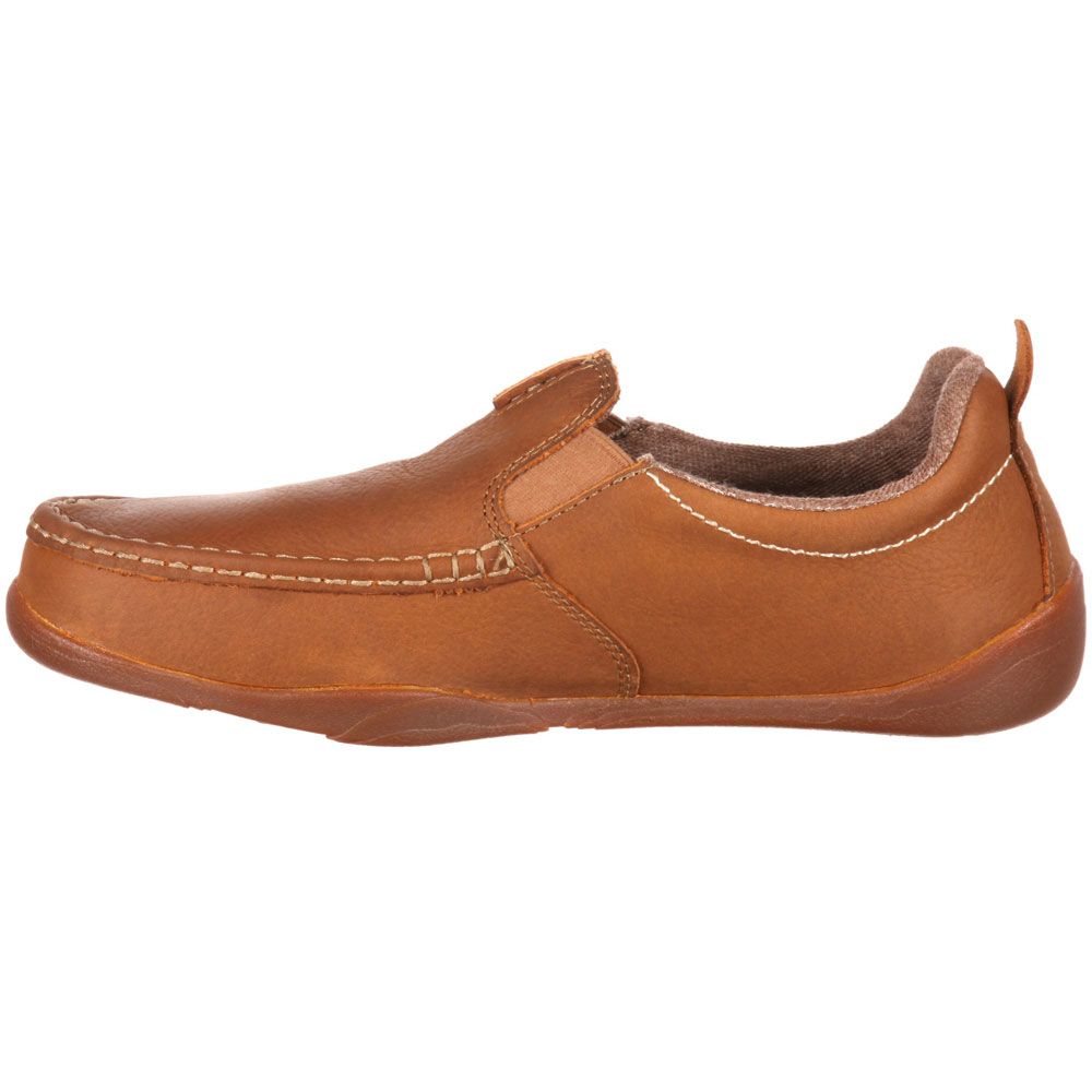 Georgia Boot G050 Slip On Casual Shoes - Mens Tan Back View