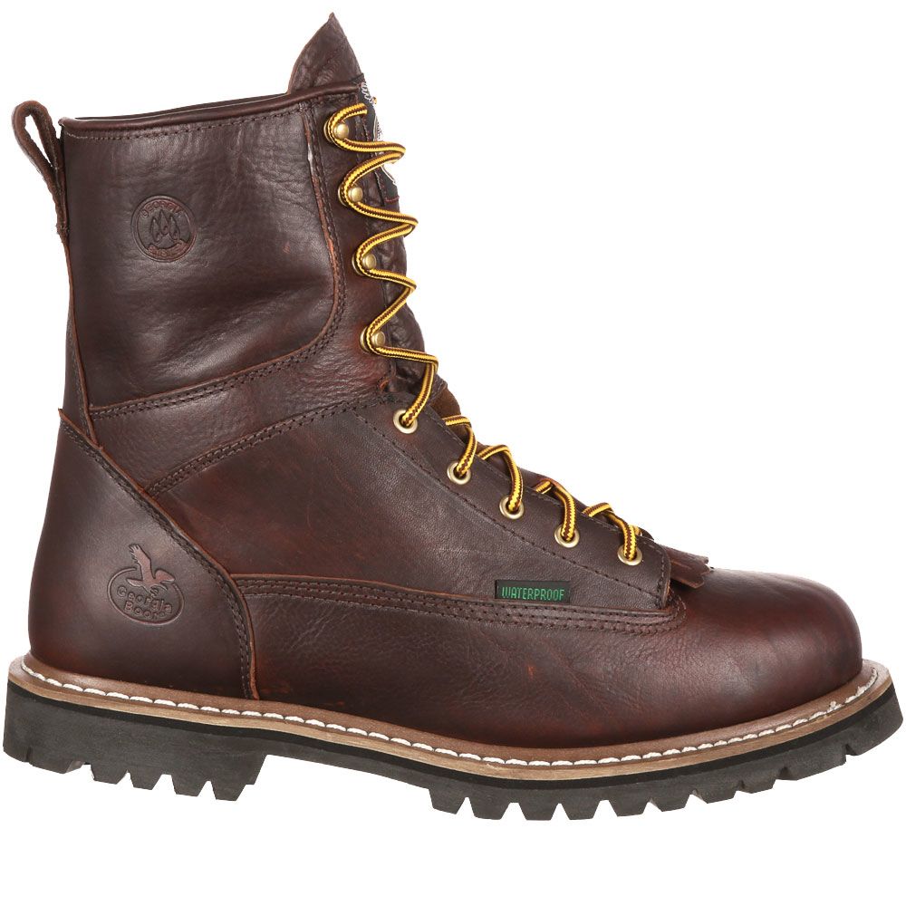 Georgia Boot G101 Non-Safety Toe Work Boots - Mens Brown Side View