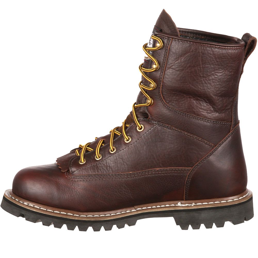 Georgia Boot G101 Non-Safety Toe Work Boots - Mens Brown Back View