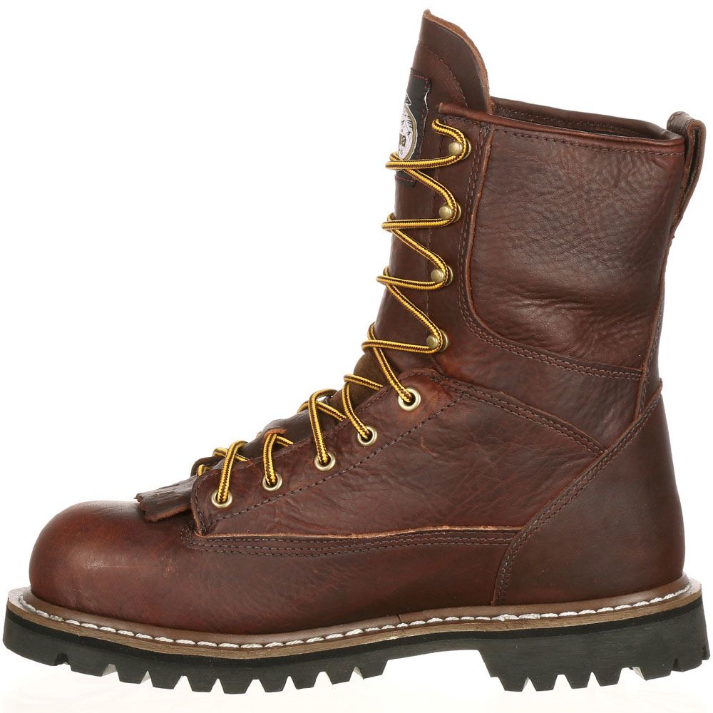 Georgia Boot G103 Safety Toe Work Boots - Mens Brown Back View