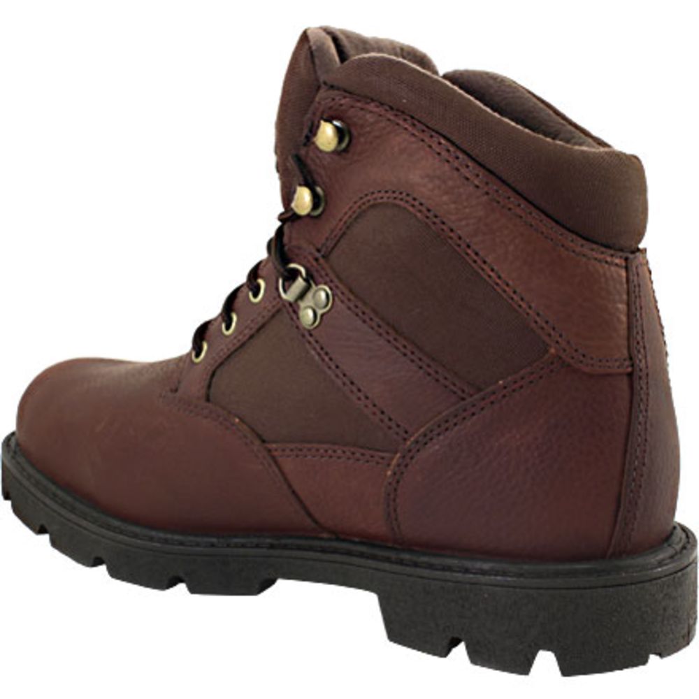Georgia Boot G105 Steel Toe Work Boots - Mens Brown Back View